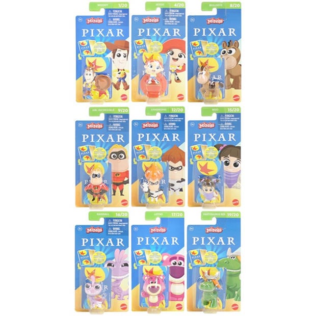 Multi - Disney - Kids' Pixar Mini Action Figure
